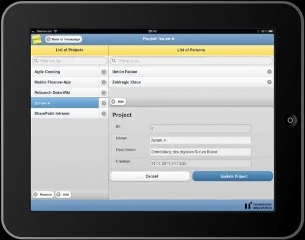 Download webtool of webapp Scrum-it