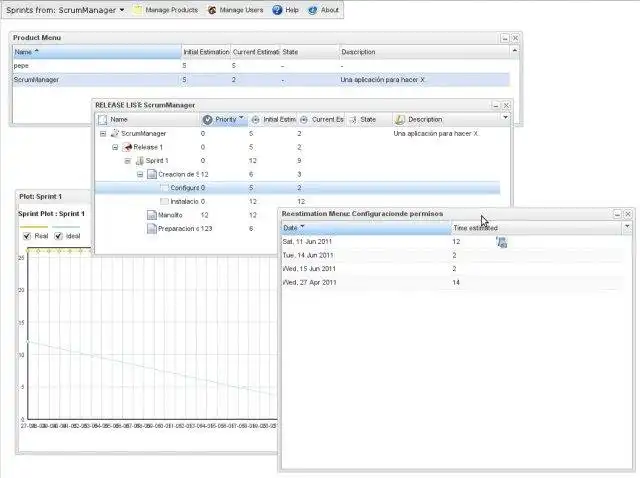 웹 도구 또는 웹 앱 ScrumManager 다운로드