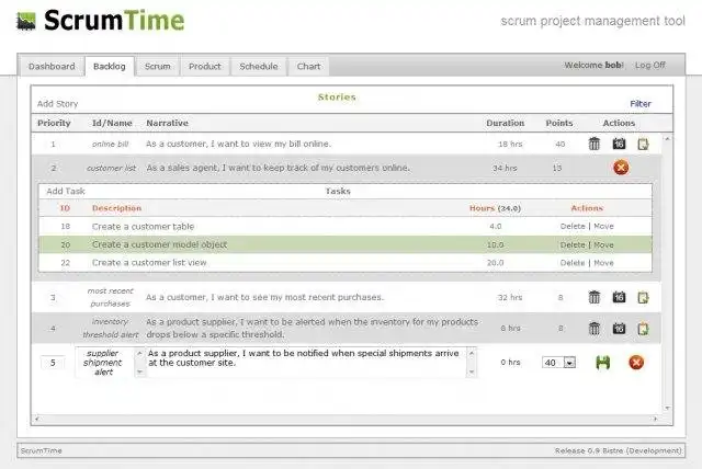 Download web tool or web app ScrumTime