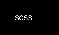 Run scss in OnWorks free hosting provider over Ubuntu Online, Fedora Online, Windows online emulator or MAC OS online emulator