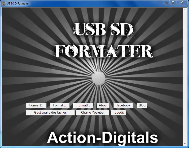 Download web tool or web app SD USB Formatter