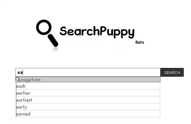 Download web tool or web app SearchPuppy