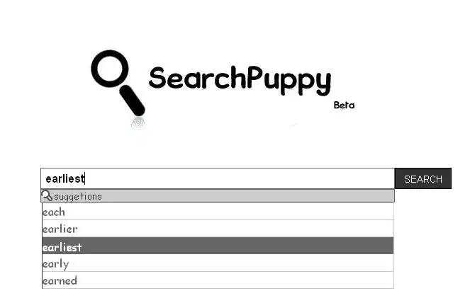 Download web tool or web app SearchPuppy