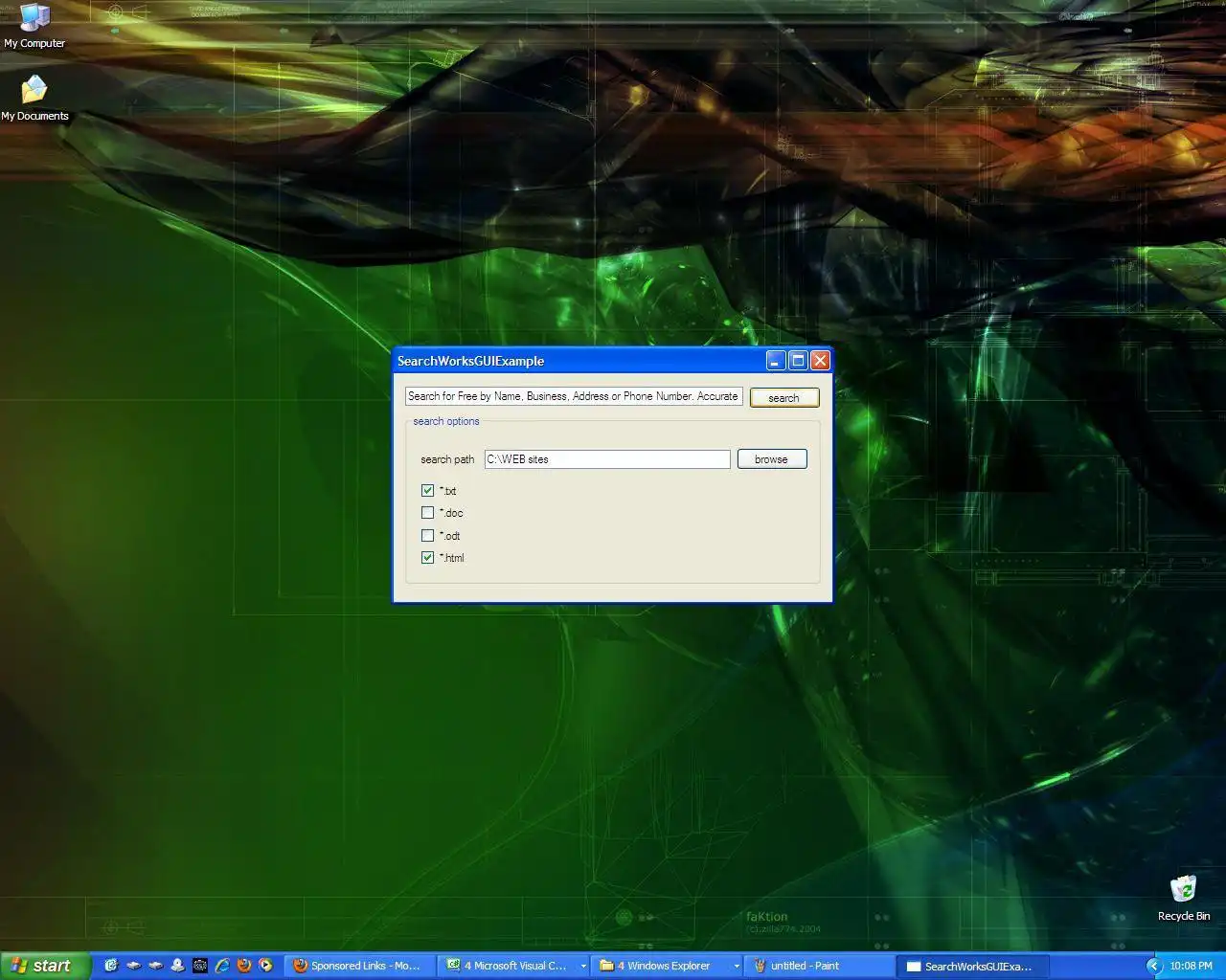 Download web tool or web app SearchWorks