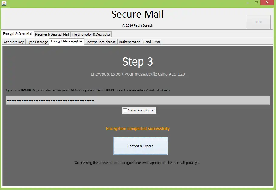 Télécharger l'outil Web ou l'application Web Secure Mail
