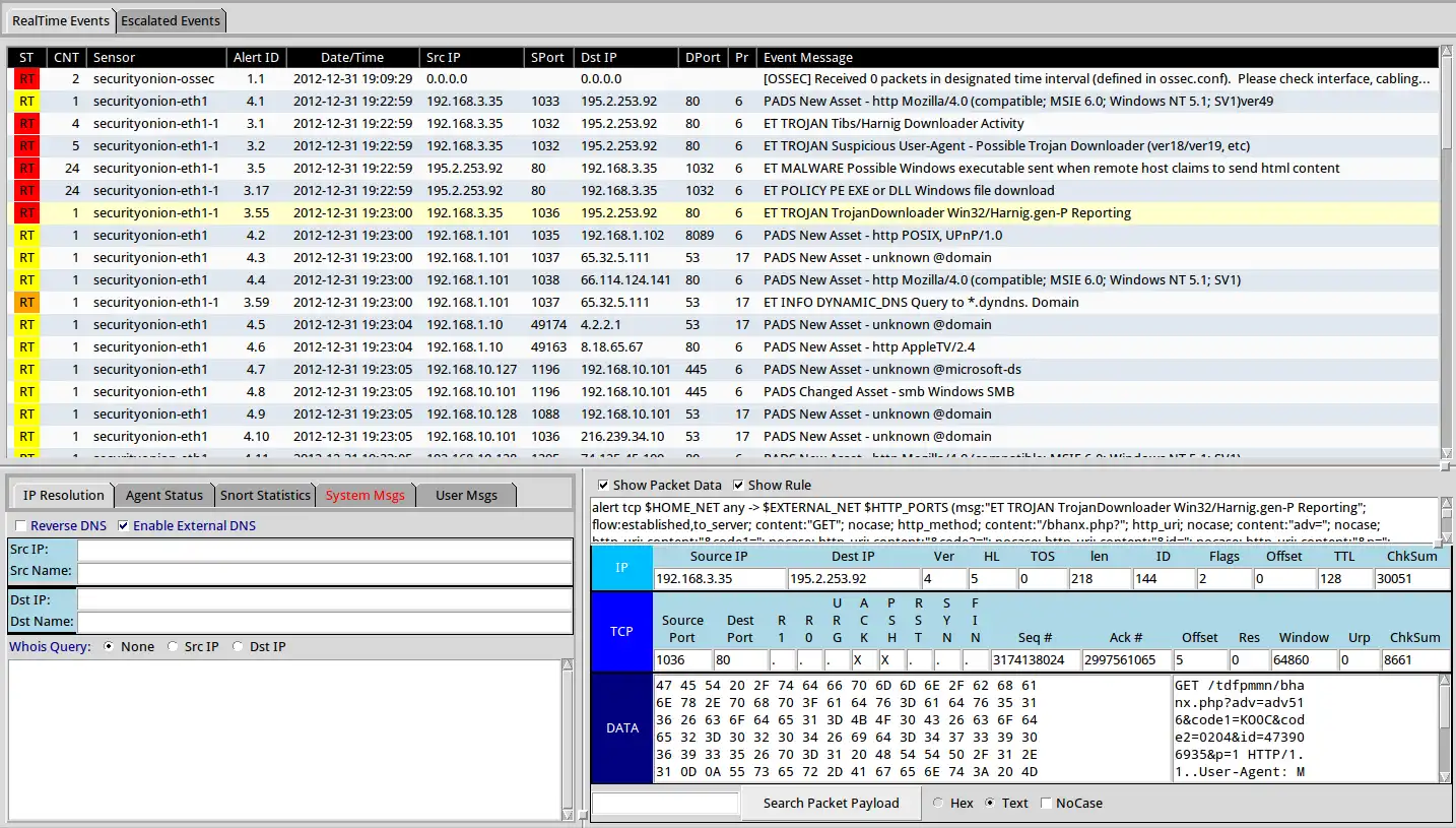 Download web tool or web app Security Onion