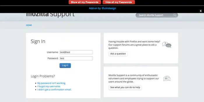 Download web tool or web app See Passwords