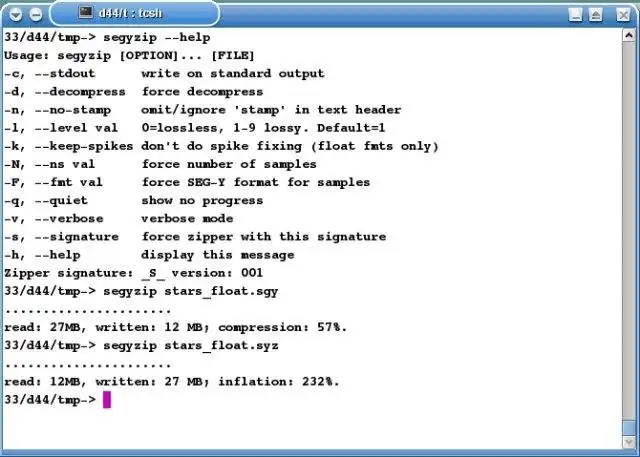 Télécharger l'outil Web ou l'application Web SEG-Y Zip