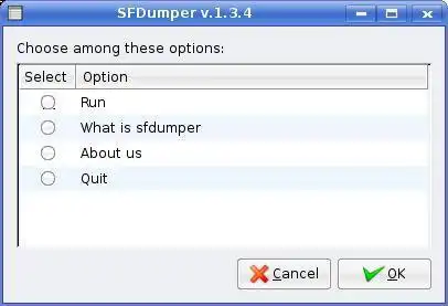 Laden Sie das Web-Tool oder die Web-App Selective File Dumper herunter, um sie online unter Linux auszuführen