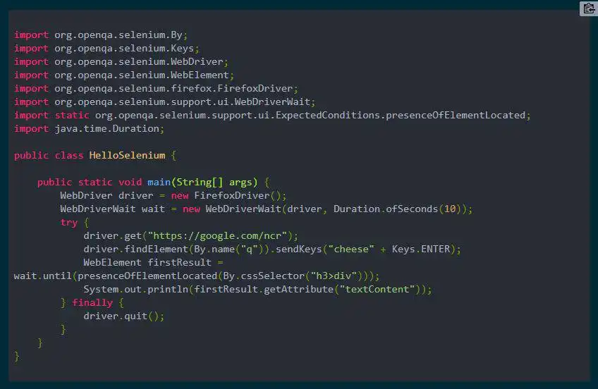 ดาวน์โหลดเครื่องมือเว็บหรือเว็บแอป Selenium