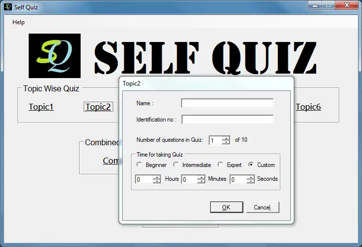 웹 도구 또는 웹 앱 Self Quiz v 0.0.3 다운로드