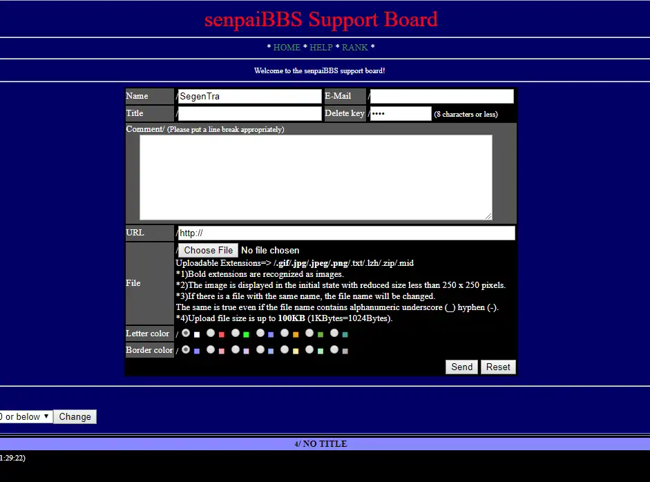 Download web tool or web app senpaiBBS