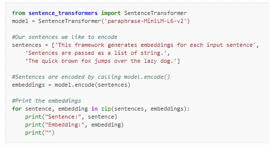 Descargar la herramienta web o la aplicación web Sentence Transformers