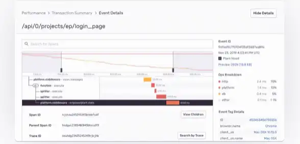 Muat turun alat web atau aplikasi web Sentry JS