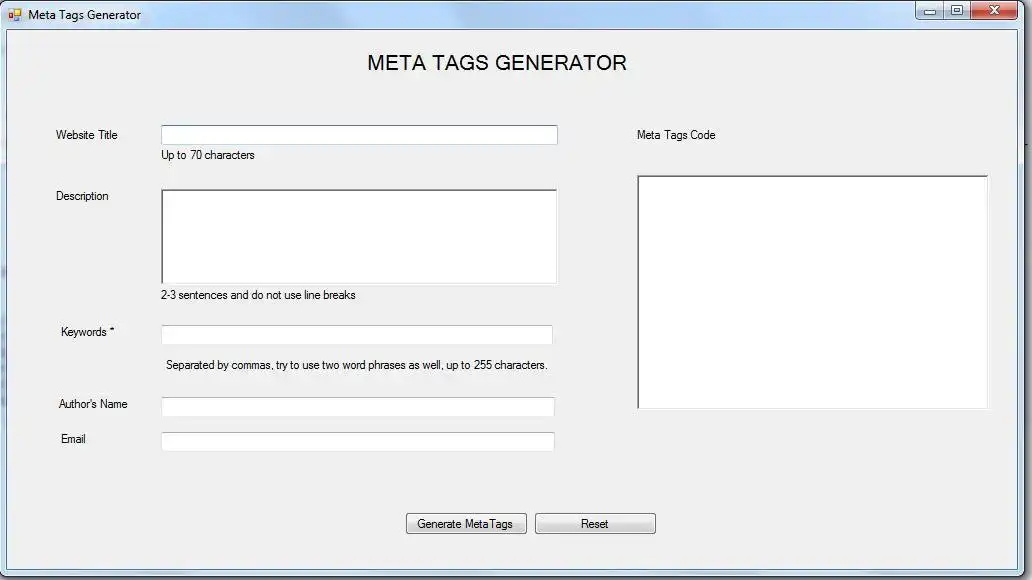 Download web tool or web app SEO optimizer