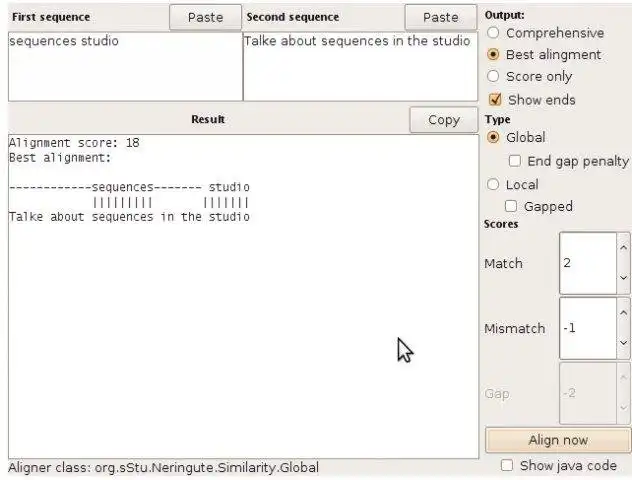 Download webtool of webapp Sequences studio