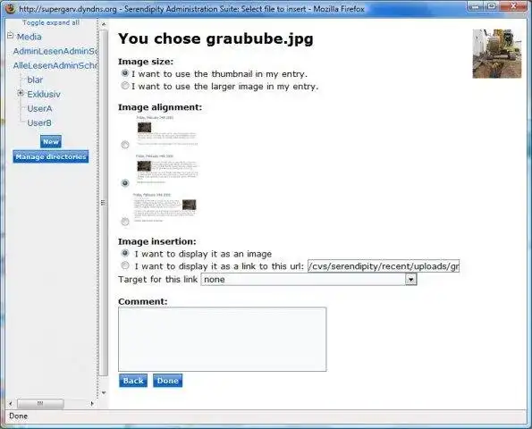 Descargue la herramienta web o la aplicación web Serendipity PHP Weblog System