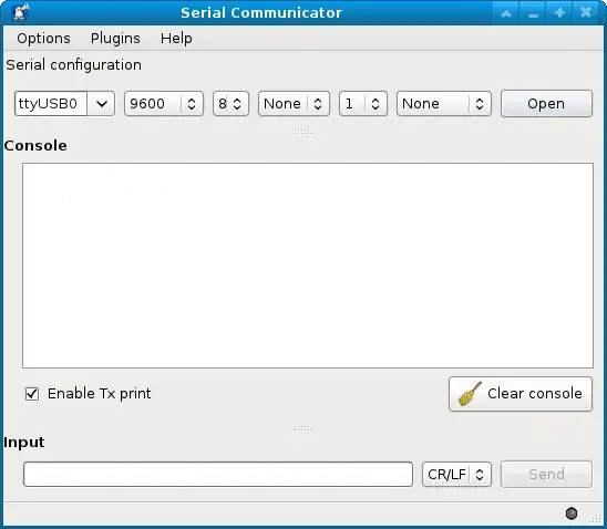 Download web tool or web app Serial Communicator to run in Windows online over Linux online