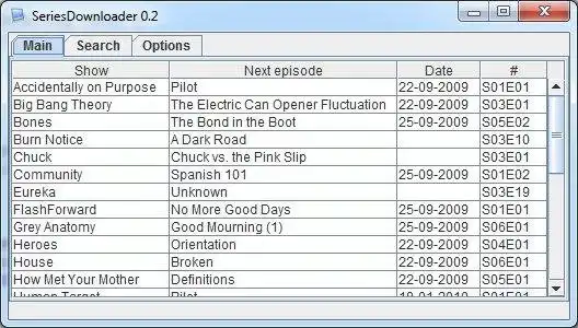 Download web tool or web app SeriesDownloader