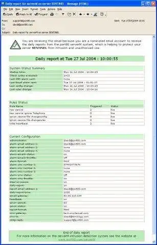 Download web tool or web app serverM - a powerful host-based IDS