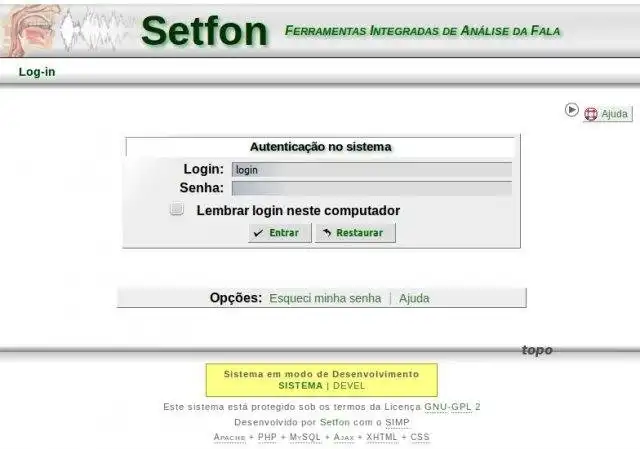 Scarica lo strumento web o l'app web SetFon Speech Analyzer - Web Praat