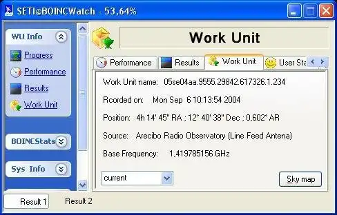 Download web tool or web app SETI@BOINCWatch