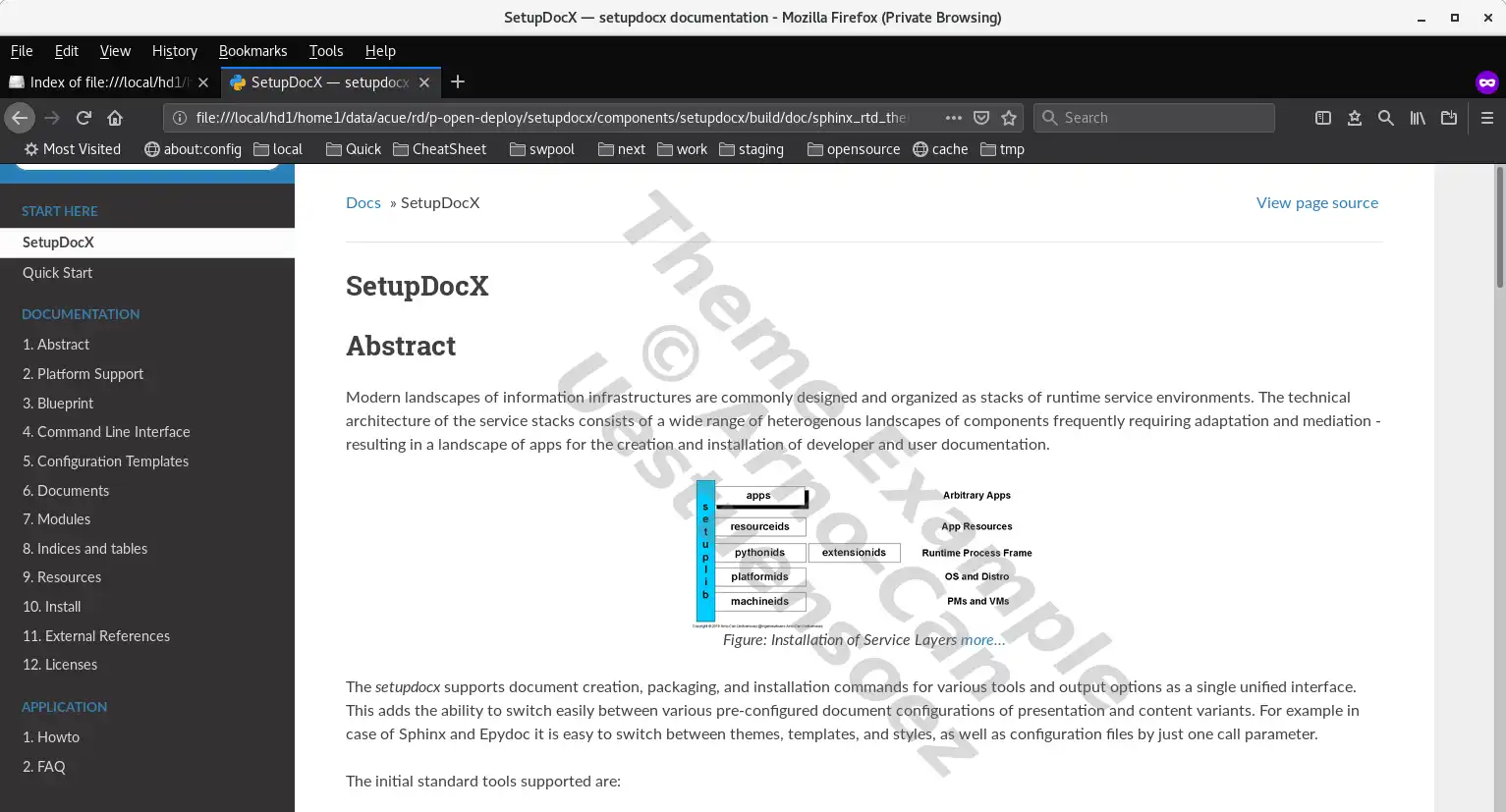 ดาวน์โหลดเครื่องมือเว็บหรือเว็บแอป setupdocx เพื่อทำงานใน Windows ออนไลน์ผ่าน Linux ออนไลน์