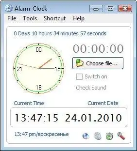 Download web tool or web app SF-Alarm-Clock