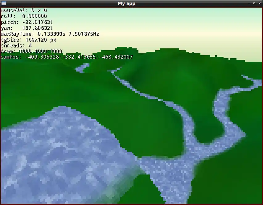 Download web tool or web app SFML Voxel Raycaster to run in Linux online