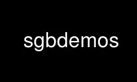 Запустіть sgbdemos у постачальнику безкоштовного хостингу OnWorks через Ubuntu Online, Fedora Online, онлайн-емулятор Windows або онлайн-емулятор MAC OS