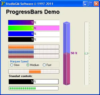 Download web tool or web app sgmProgressBars