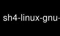 Run sh4-linux-gnu-gnatgcc in OnWorks free hosting provider over Ubuntu Online, Fedora Online, Windows online emulator or MAC OS online emulator