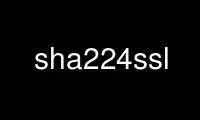 Run sha224ssl in OnWorks free hosting provider over Ubuntu Online, Fedora Online, Windows online emulator or MAC OS online emulator