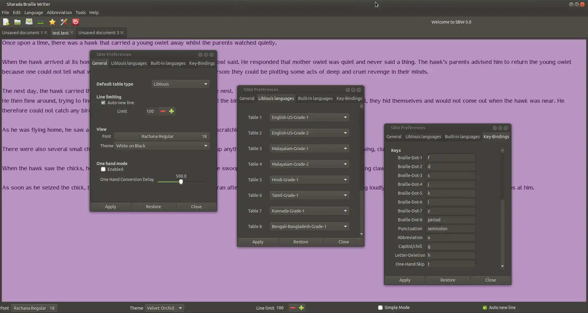 Web-Tool oder Web-App herunterladen Sharada-Braille-Writer