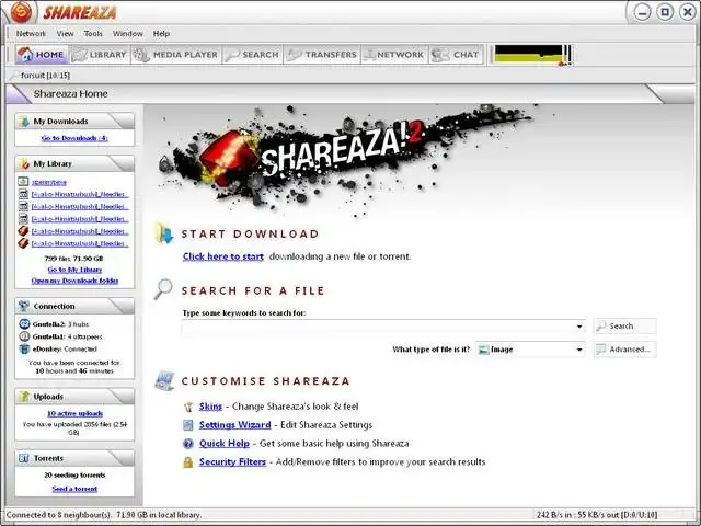Tải xuống công cụ web hoặc ứng dụng web Shareaza