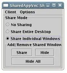 Download web tool or web app SharedAppVnc to run in Windows online over Linux online