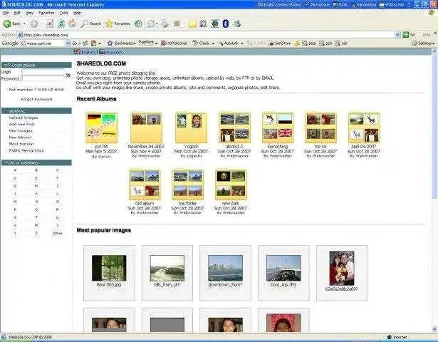 Download web tool or web app Sharedlog CMS