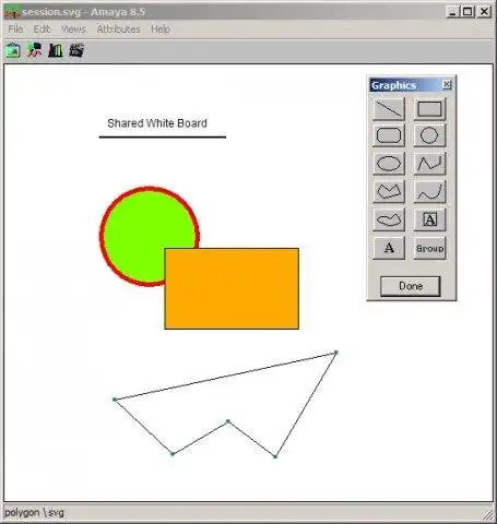 Download web tool or web app Shared Whiteboard using SVG