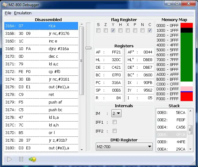 下载网络工具或网络应用程序Sharp MZ-800 Emulator 以在Linux 上在线运行