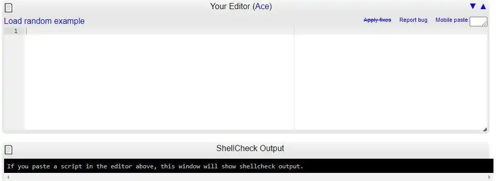 Download web tool or web app ShellCheck