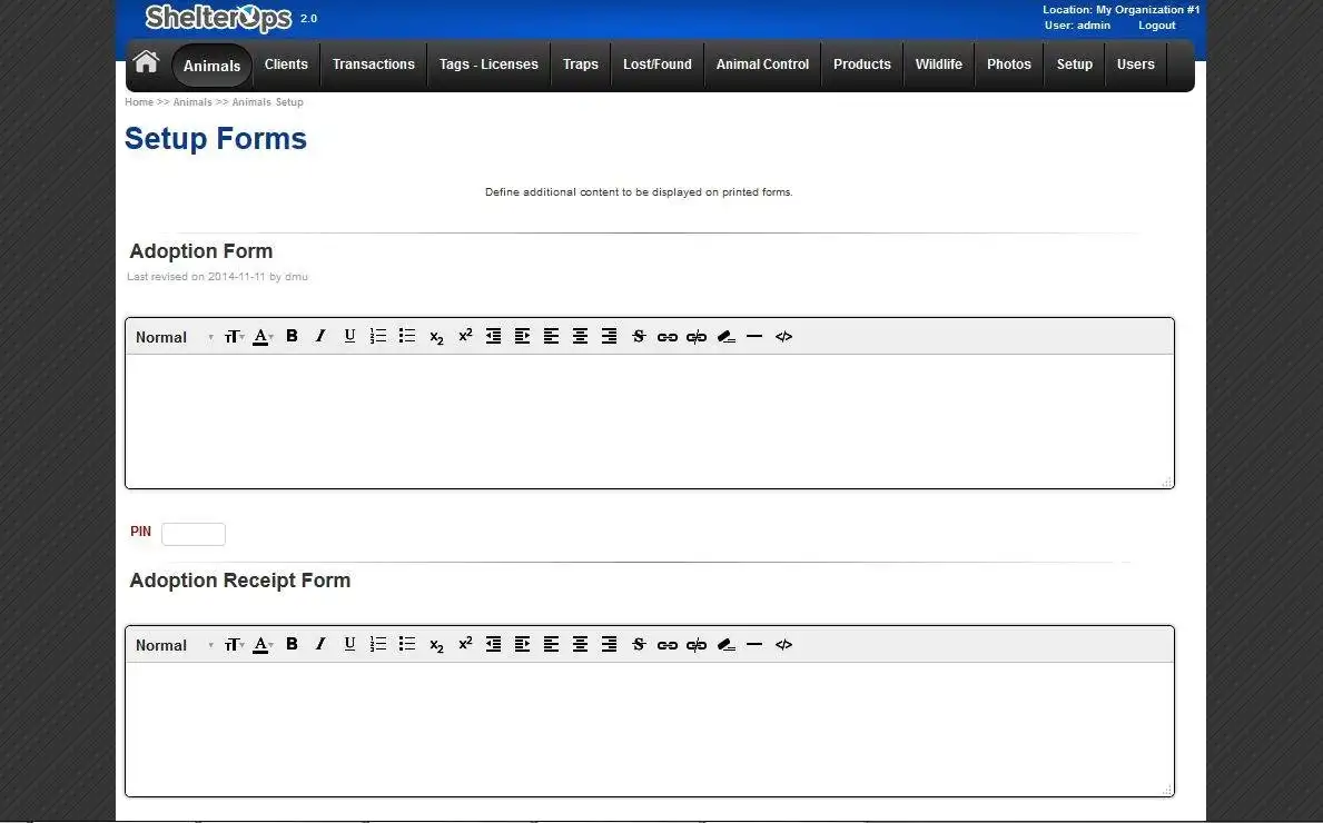 Download web tool or web app ShelterOps