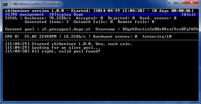 Download web tool or web app ShibeMiner