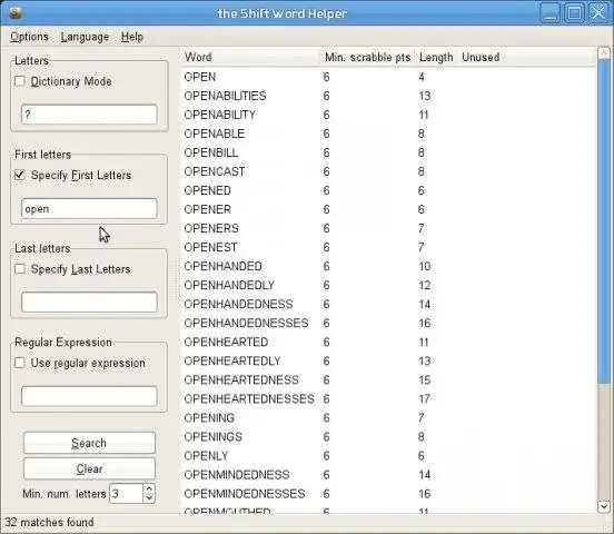 Download web tool or web app Shift Word Helper