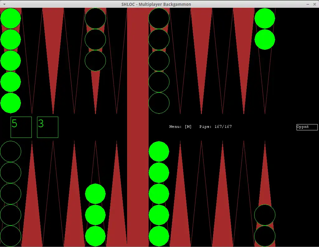 Web ツールまたは Web アプリ SHLOC Multiplayer BackGammon をダウンロードして、Linux オンライン上で Windows オンラインで実行します