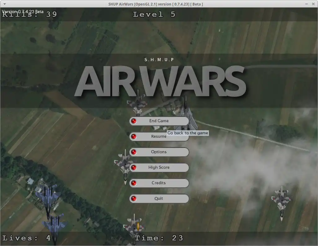 Download web tool or web app SHMUP - AirWars to run in Linux online