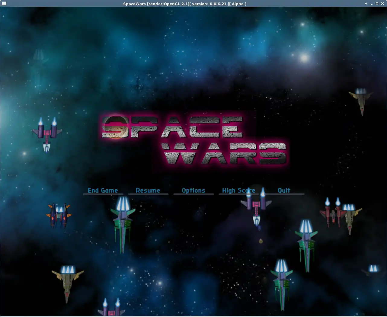Download web tool or web app SHMUP - SpaceWars to run in Linux online