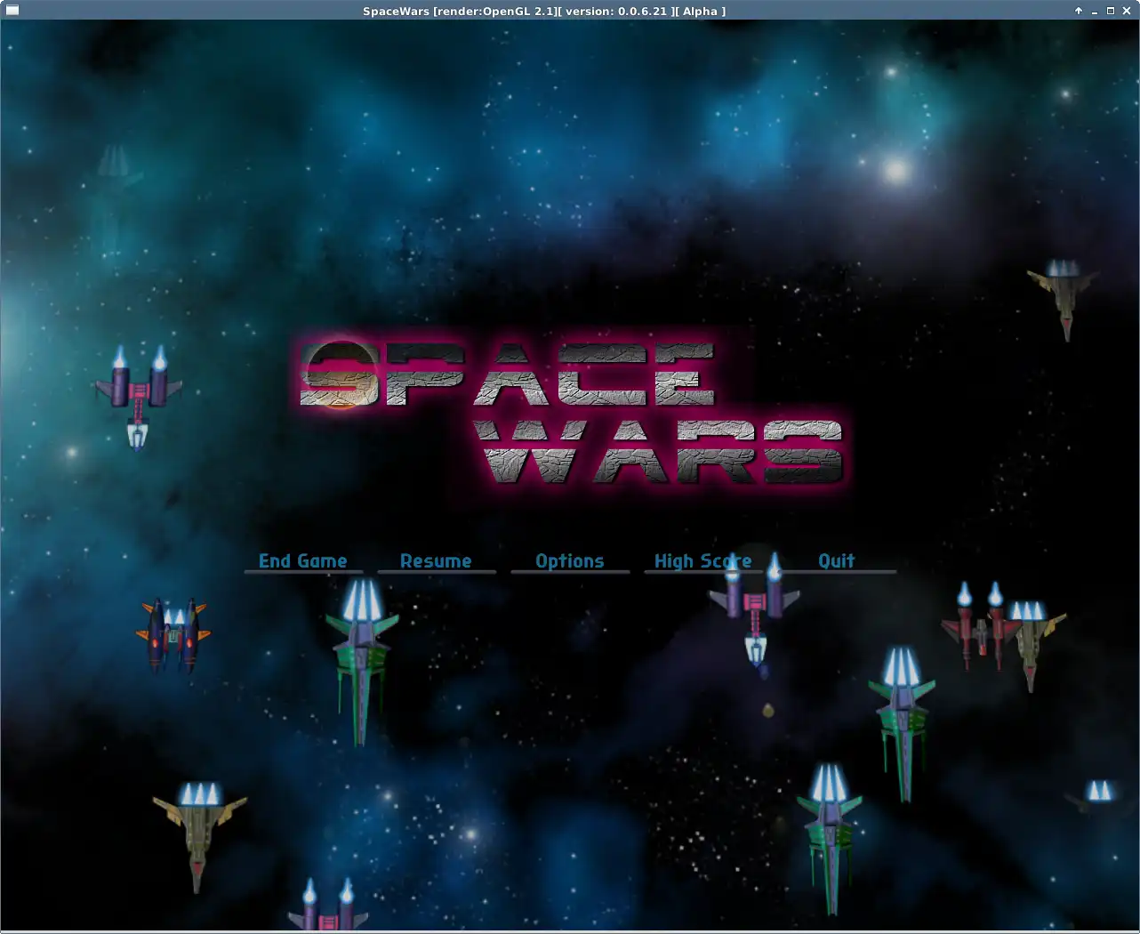 Descărcați instrumentul web sau aplicația web SHMUP - SpaceWars pentru a rula online în Linux