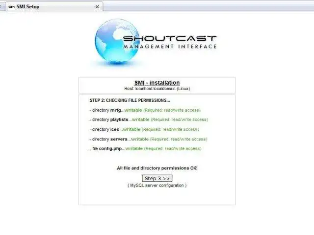 Download web tool or web app SHOUTcast Management Interface