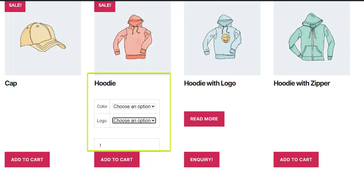 Download web tool or web app Show Product Variation Dropdown Shop Woo