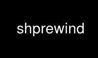 Run shprewind in OnWorks free hosting provider over Ubuntu Online, Fedora Online, Windows online emulator or MAC OS online emulator